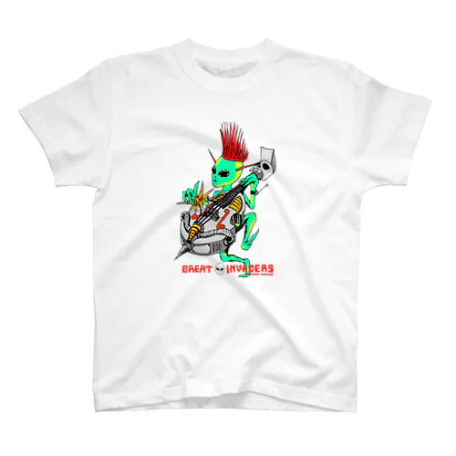 ウッドベース宇宙人/グレートインベーダーズ Regular Fit T-Shirt