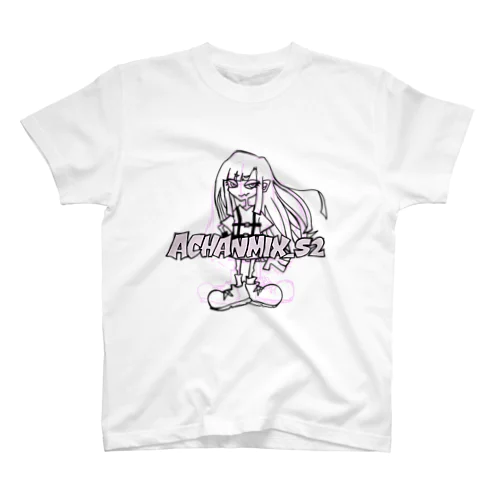 Achanmix_s2_White Regular Fit T-Shirt