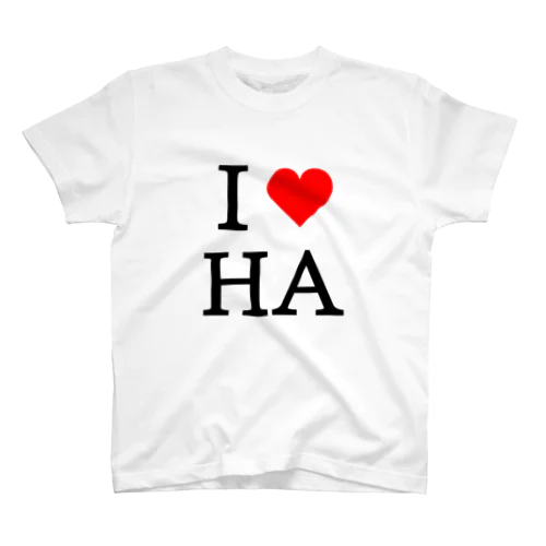 I ♡ ＨＡ（Hearing  Aid） Regular Fit T-Shirt