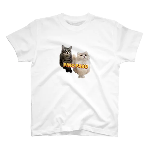 ピノパル兄弟猫定番柄 Regular Fit T-Shirt