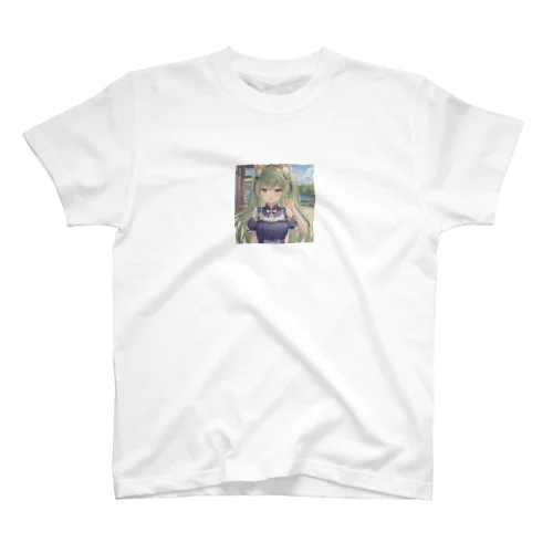 ケモ耳少女犬 Regular Fit T-Shirt