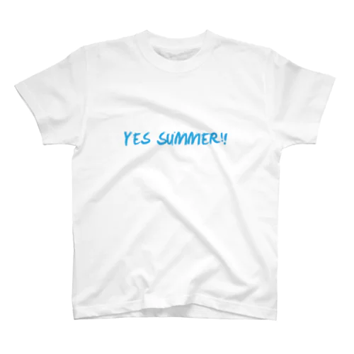 YES SUMMER!! Tシャツ！ Regular Fit T-Shirt
