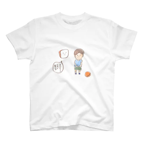 背中を押す食パン Regular Fit T-Shirt