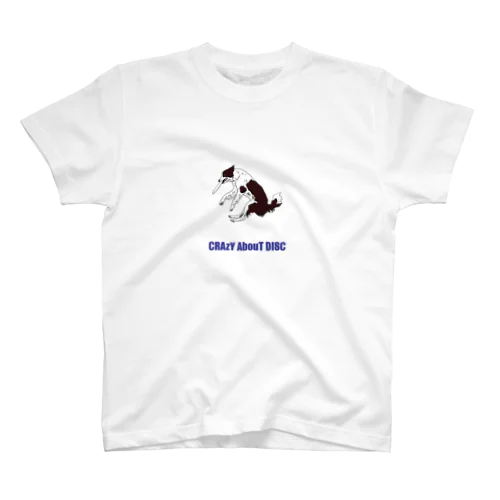 ドグスポCrazyシリーズ　ボーダーコリー Regular Fit T-Shirt