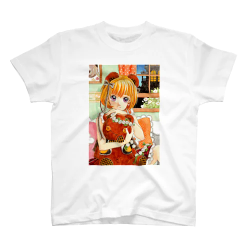 ひっつみちゃん6000人記念グッズ〈feat.Reika〉 Regular Fit T-Shirt