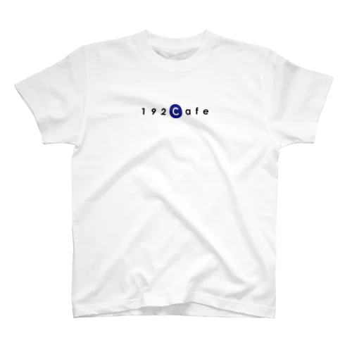 192CafeロゴTシャツ Blue Regular Fit T-Shirt