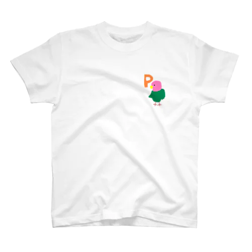 コザクラインコのピーちゃん スタンダードTシャツ