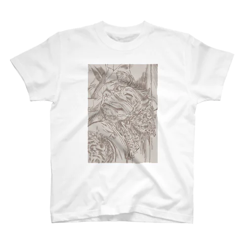 すやすやダックス（縦）　CONYandNYNA Regular Fit T-Shirt