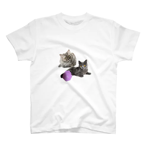 ねこたち Regular Fit T-Shirt