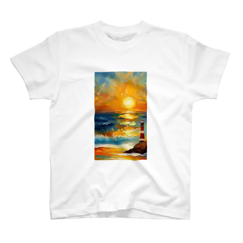 光の道しるべ Regular Fit T-Shirt