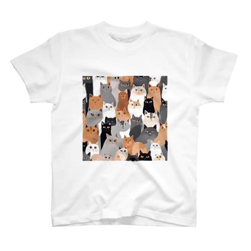 猫の集会 Regular Fit T-Shirt