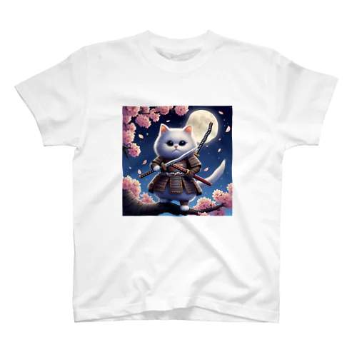 サムライ猫 Regular Fit T-Shirt