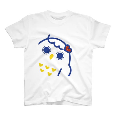 レトロカラーのふくろう Regular Fit T-Shirt