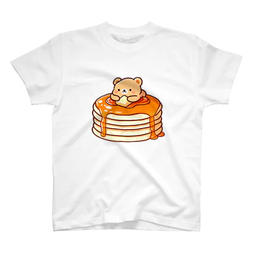 ホットケーキとクマさん Regular Fit T-Shirt
