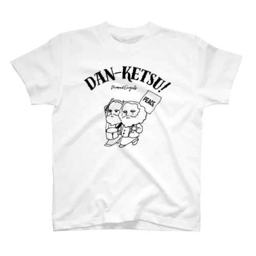 黒抜き団結Tシャツ Regular Fit T-Shirt