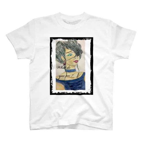 眼帯の彼女 Regular Fit T-Shirt