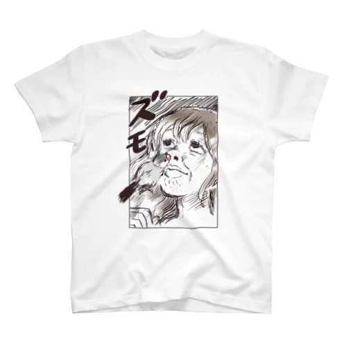 鼻にズモッと来る文鳥 Regular Fit T-Shirt