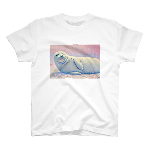 ハッピーあざらし Regular Fit T-Shirt