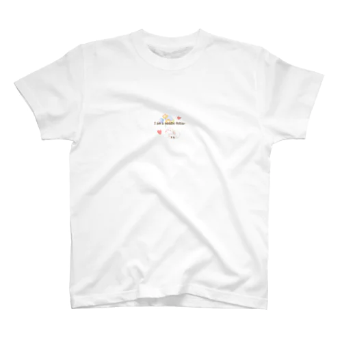 羊毛フェルト好きさんに贈る I am ニードルフェルター I love ニードルフェルト グッズ Regular Fit T-Shirt