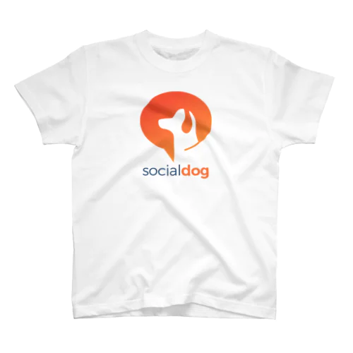 SocialDog グラーデーションロゴ Regular Fit T-Shirt