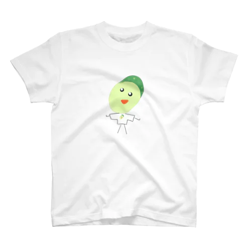 きゅうりのＴシャツを着たきゅうり♂ スタンダードTシャツ