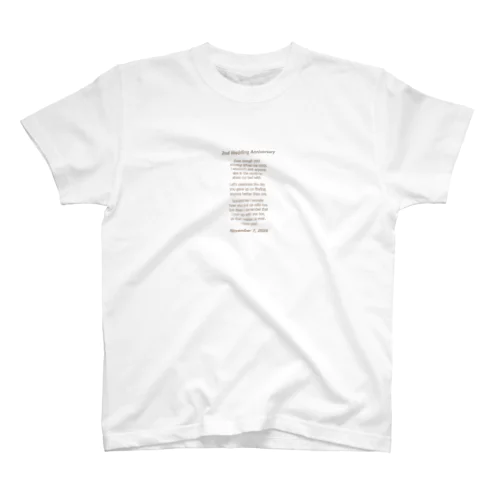 2nd wedding anniversary Regular Fit T-Shirt