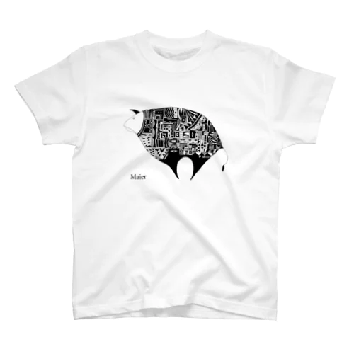 Cow monochrome Regular Fit T-Shirt