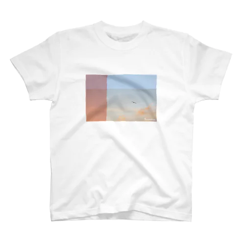 青空→夕陽 Regular Fit T-Shirt