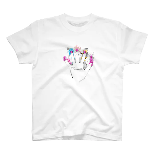 ゆびさきのしき Regular Fit T-Shirt