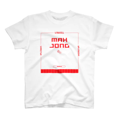 MAHJON TABLE（赤） スタンダードTシャツ