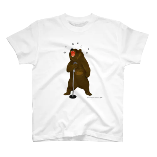 a singing bear スタンダードTシャツ