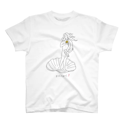 名画 × スイーツ（ヴィーナスの誕生） Regular Fit T-Shirt