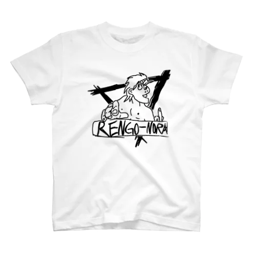 連合野良じゃないよ連合ノラだよ Regular Fit T-Shirt