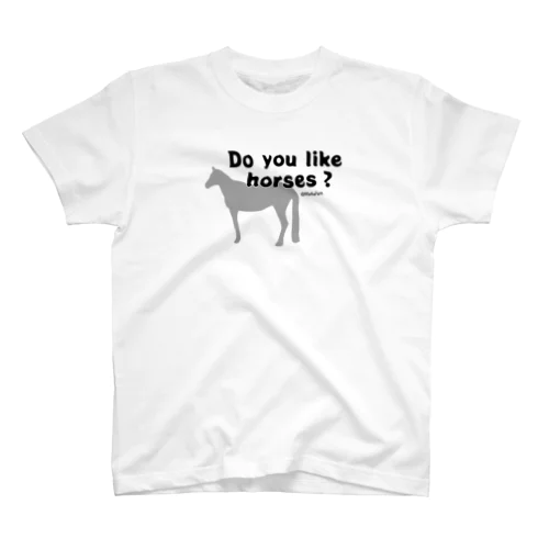 馬は好きですか？ Regular Fit T-Shirt