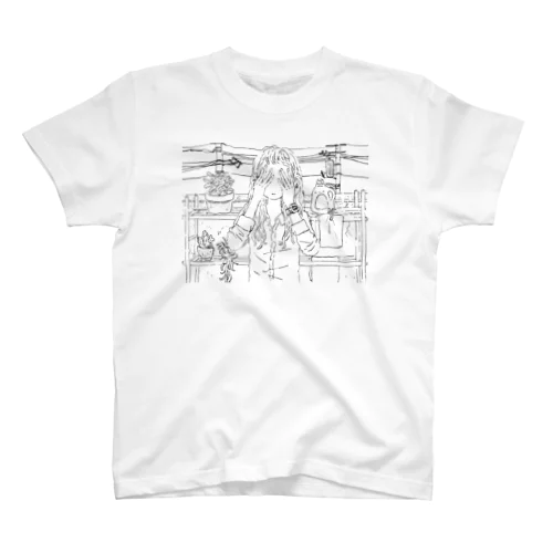 泉まくら 手書き  スタンダードTシャツ