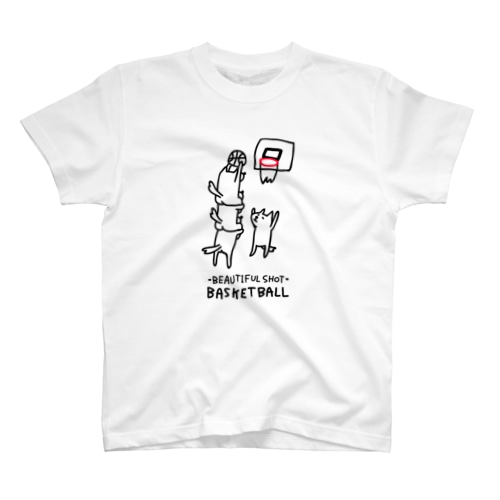 バスケットボール　肩車ゴール Regular Fit T-Shirt
