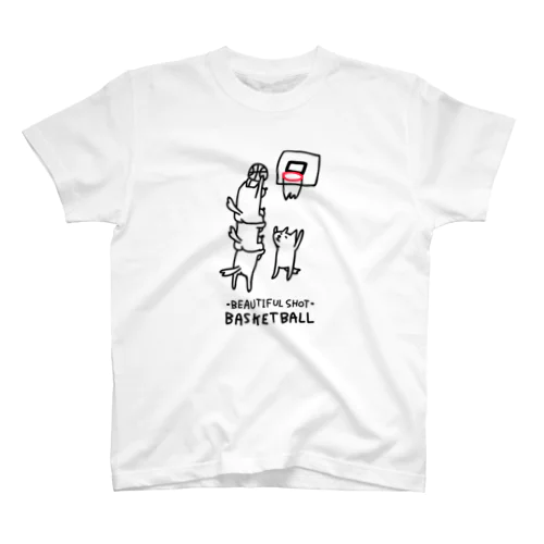 バスケットボール　肩車ゴール スタンダードTシャツ