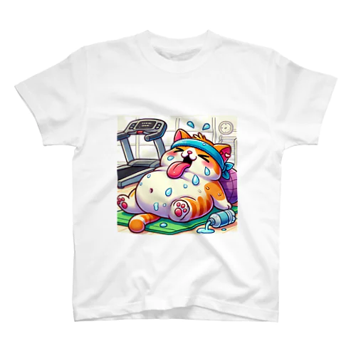 バテたデブネコ Regular Fit T-Shirt