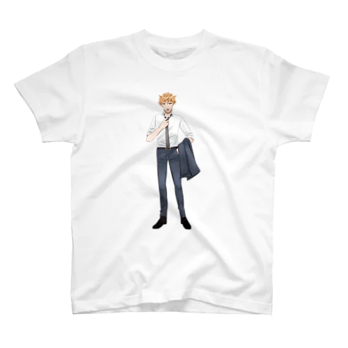 詩月京(ヒト化 inスーツ姿) Regular Fit T-Shirt