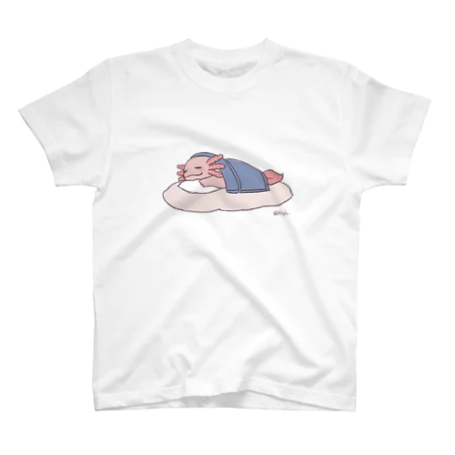 おやすみウーパールーパー Regular Fit T-Shirt