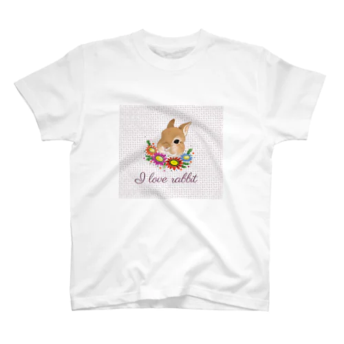 可愛いうさぎさん Regular Fit T-Shirt