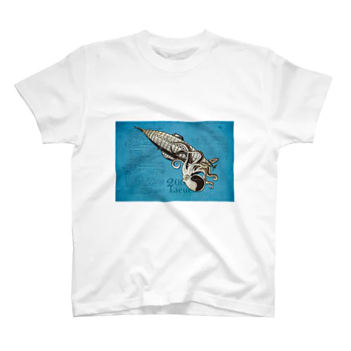 海底2万マイル-スタンダードTシャツ(ブルー) Regular Fit T-Shirt