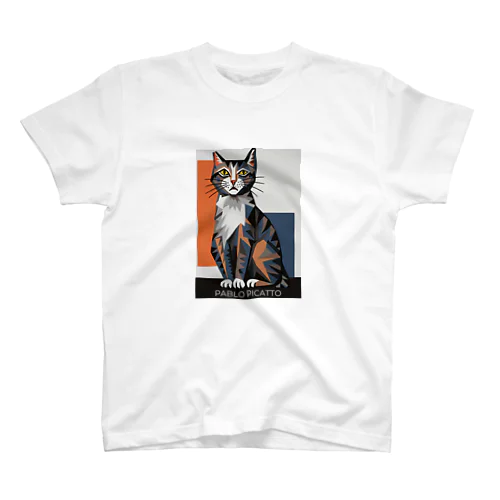ピカソ猫 Regular Fit T-Shirt