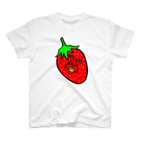 イチゴのかずや　斜め Regular Fit T-Shirt
