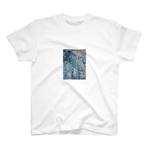 マーブルブルー Regular Fit T-Shirt