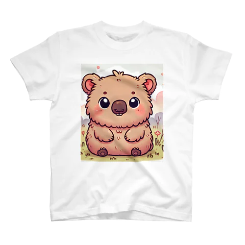 もふもふウォンバット Regular Fit T-Shirt
