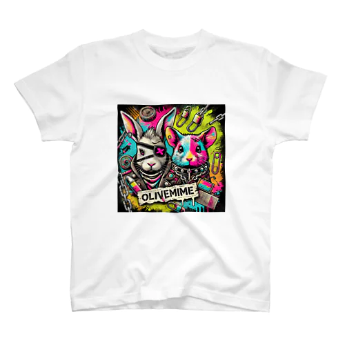 パンクなウサギとデグーT Regular Fit T-Shirt