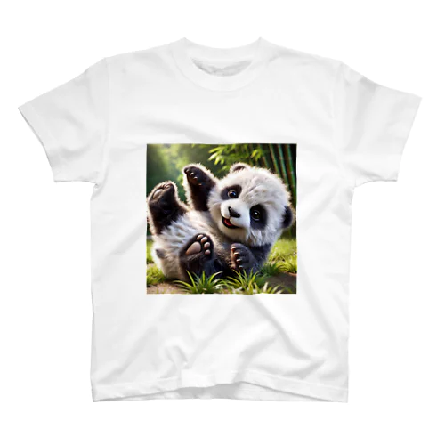 モフモフパンダ ゴロゴロTシャツ Regular Fit T-Shirt
