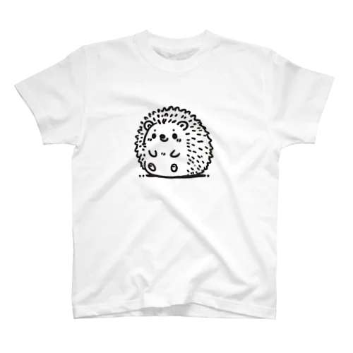 ほっこり丸っこい、のんびりハリネズミ Regular Fit T-Shirt