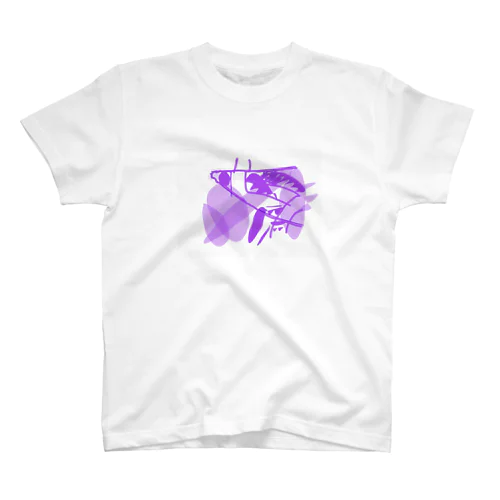 紫の瞳グラス Regular Fit T-Shirt